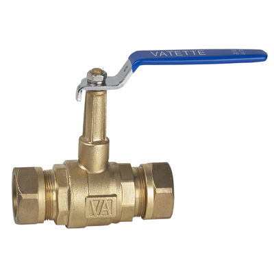 Vatette 81180006 Kulventil rak 35mm